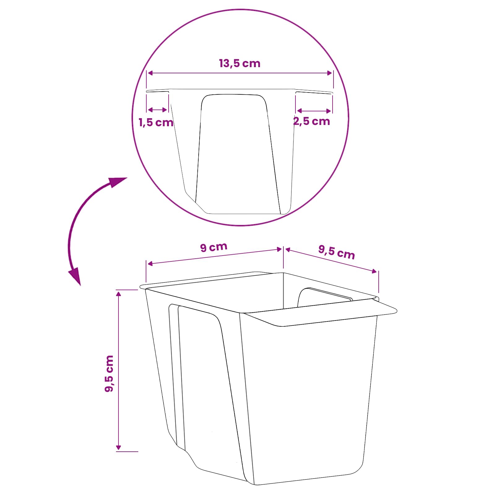Pflanzkasten für Europaletten 12 Stk. Grau 36x13,5x9,5 cm PP