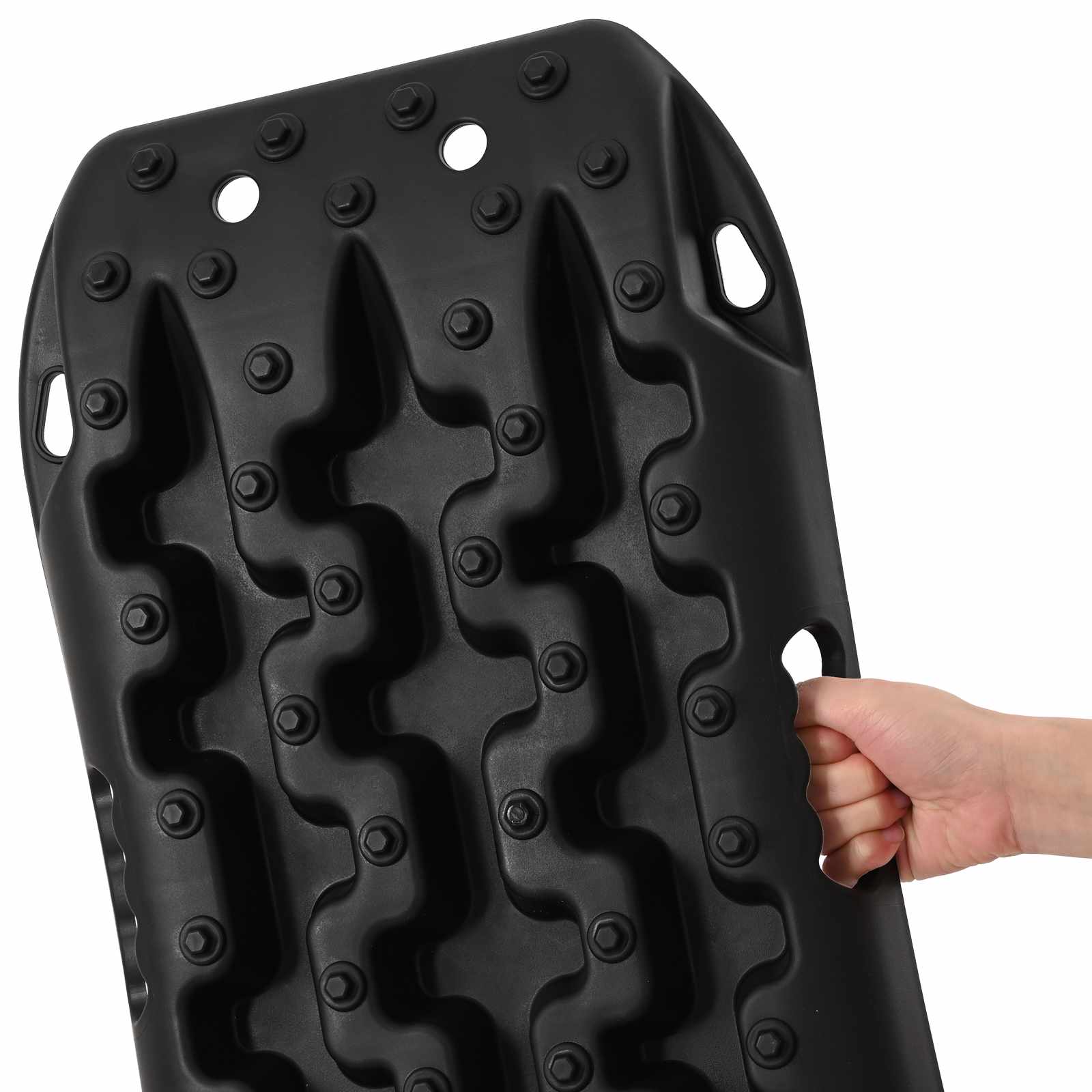 Traktionsmatten 2 Stk. Blau 106x30,5x7 cm Nylon