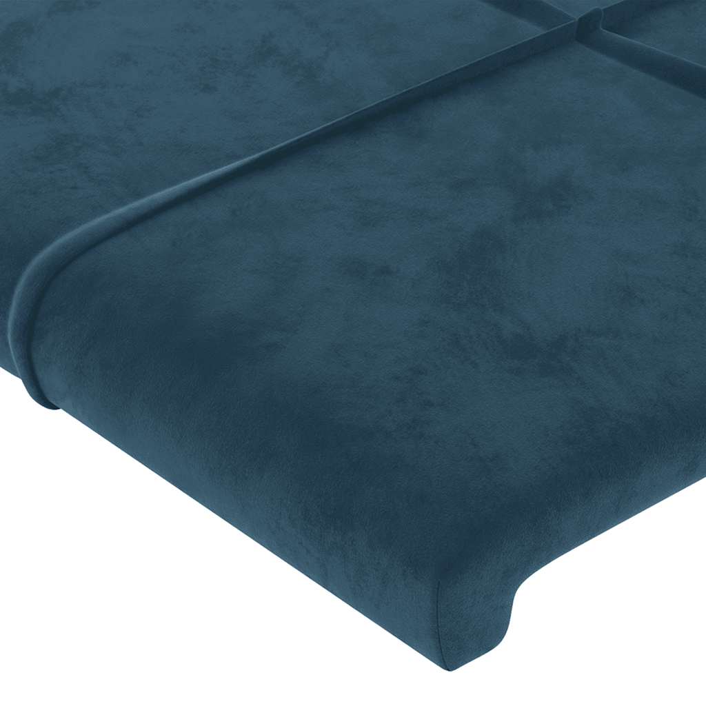 Kopfteil Hellgrau 80x5x118/128 cm Samt
