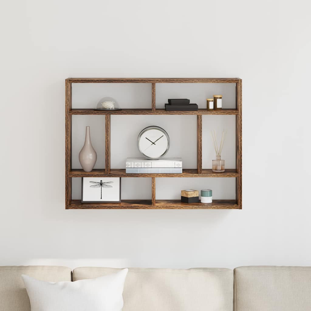 Wandregal Weiß 75x16x55 cm Holzwerkstoff