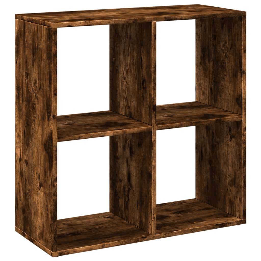 Bücherregal Weiß 137,5x29x137,5 cm Holzwerkstoff