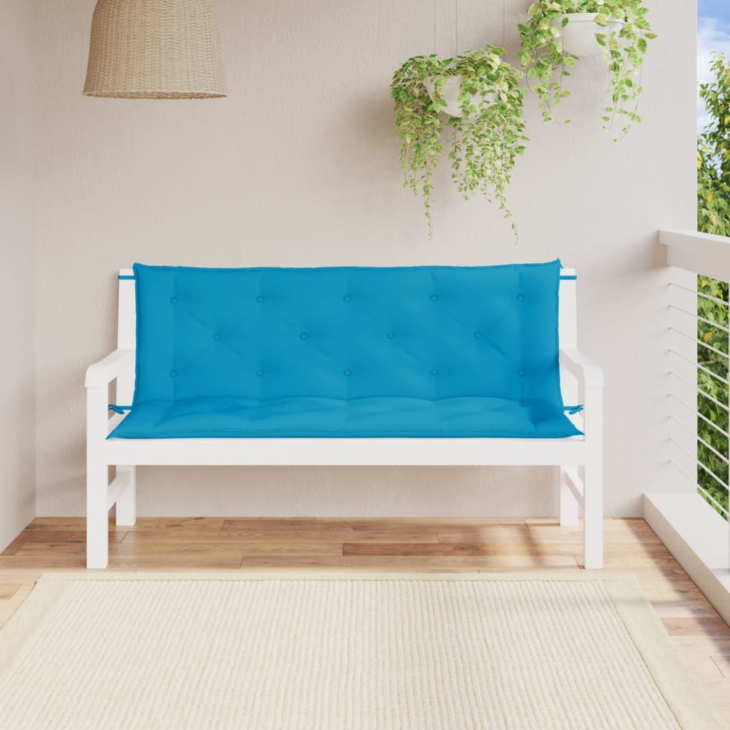 Gartenbank-Auflagen 2 Stk. Königsblau 100x50x7 cm Oxford-Gewebe