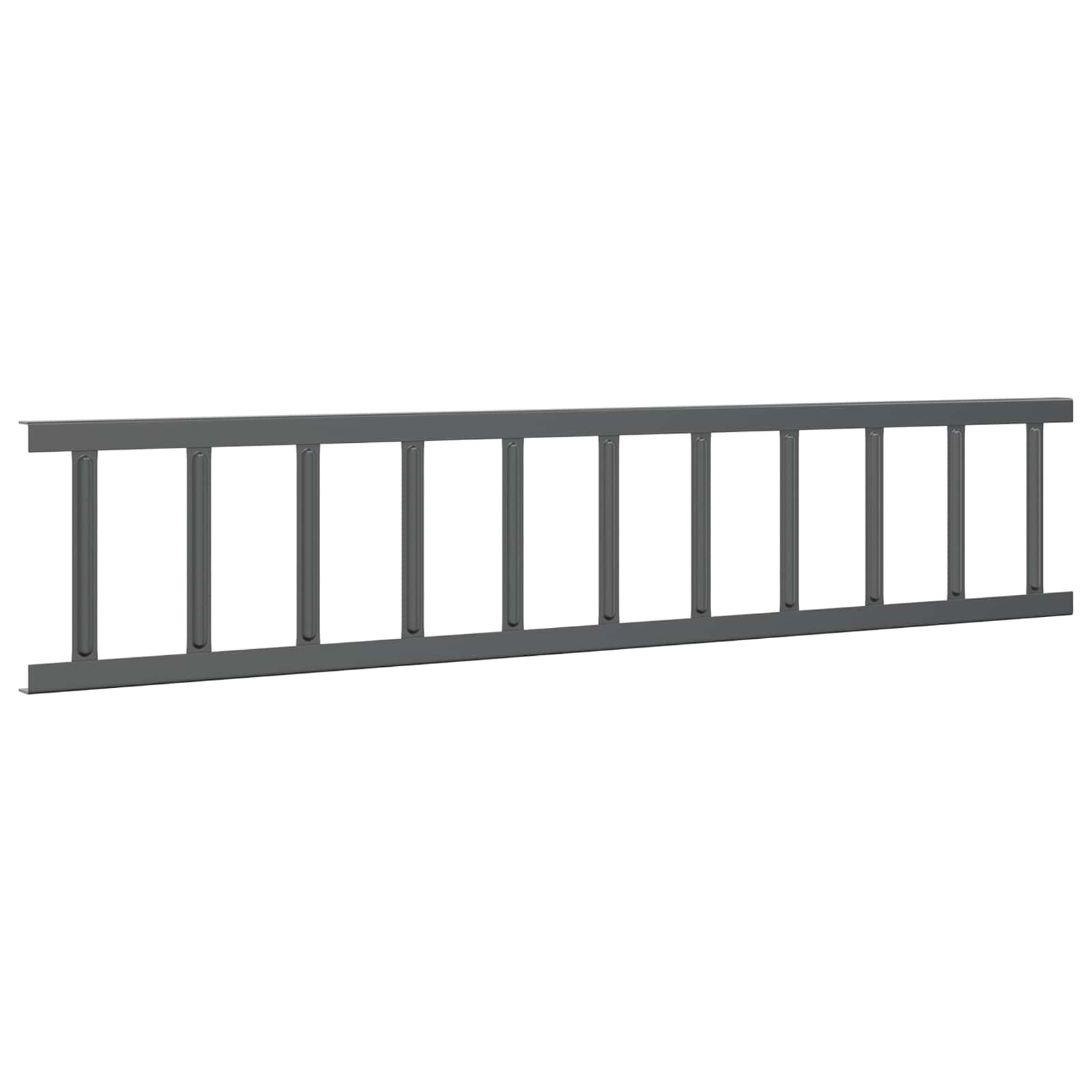 Dachschneeschild Anthrazit 100 x 2,5 x 20 cm Stahl