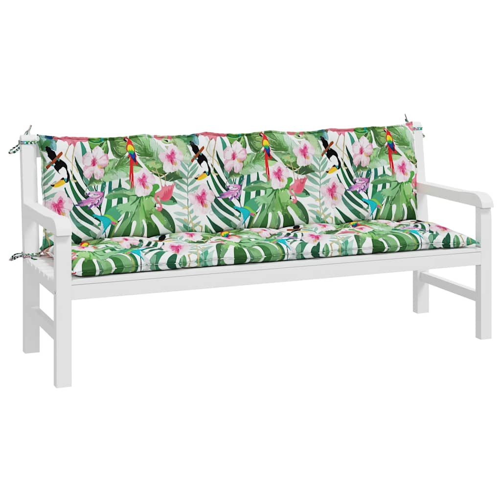 Gartenbank-Auflage Anthrazit 100x(50+50)x7 cm Oxford-Gewebe