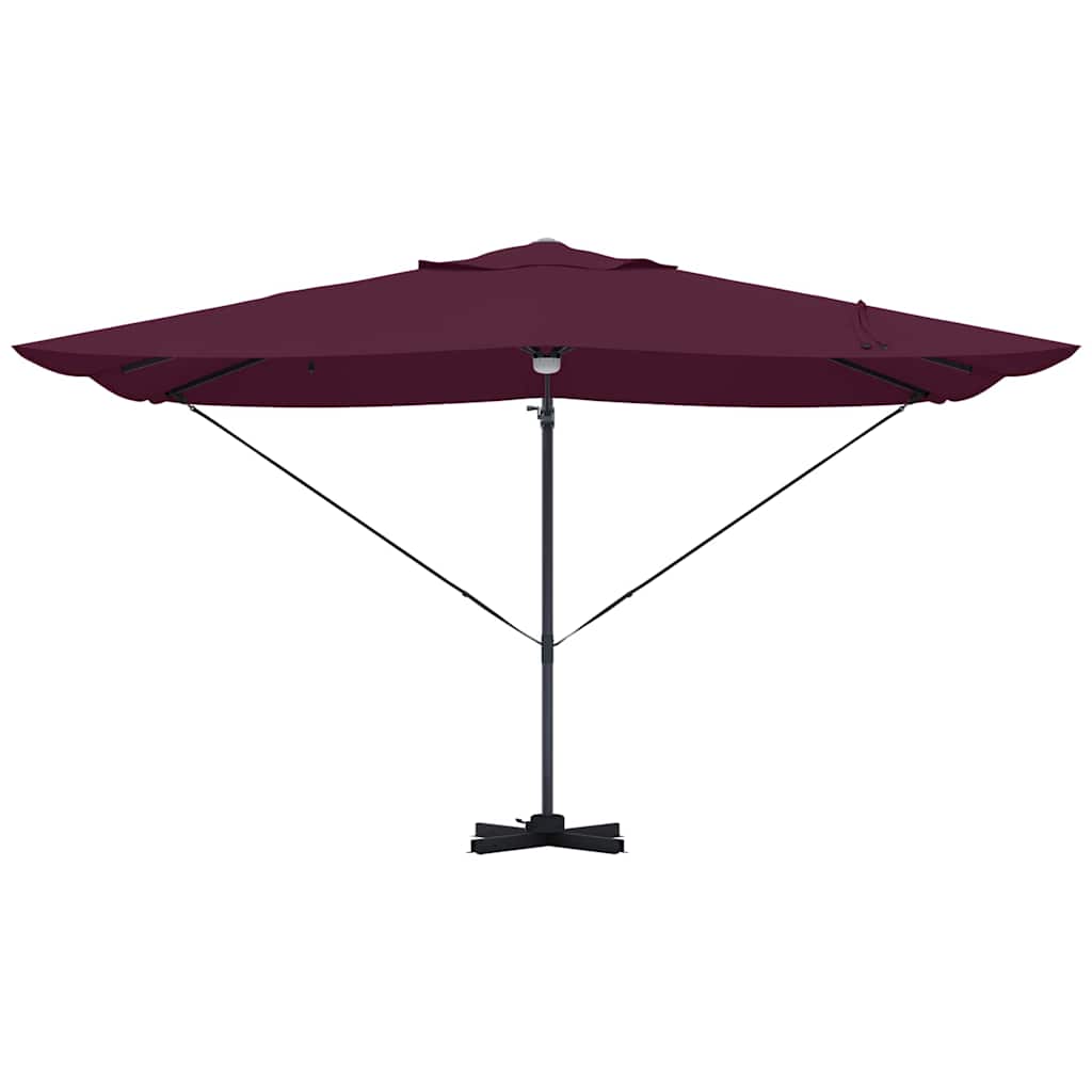 Sonnenschirm Sand 351 x 250 x 253 cm Polyester und Aluminium