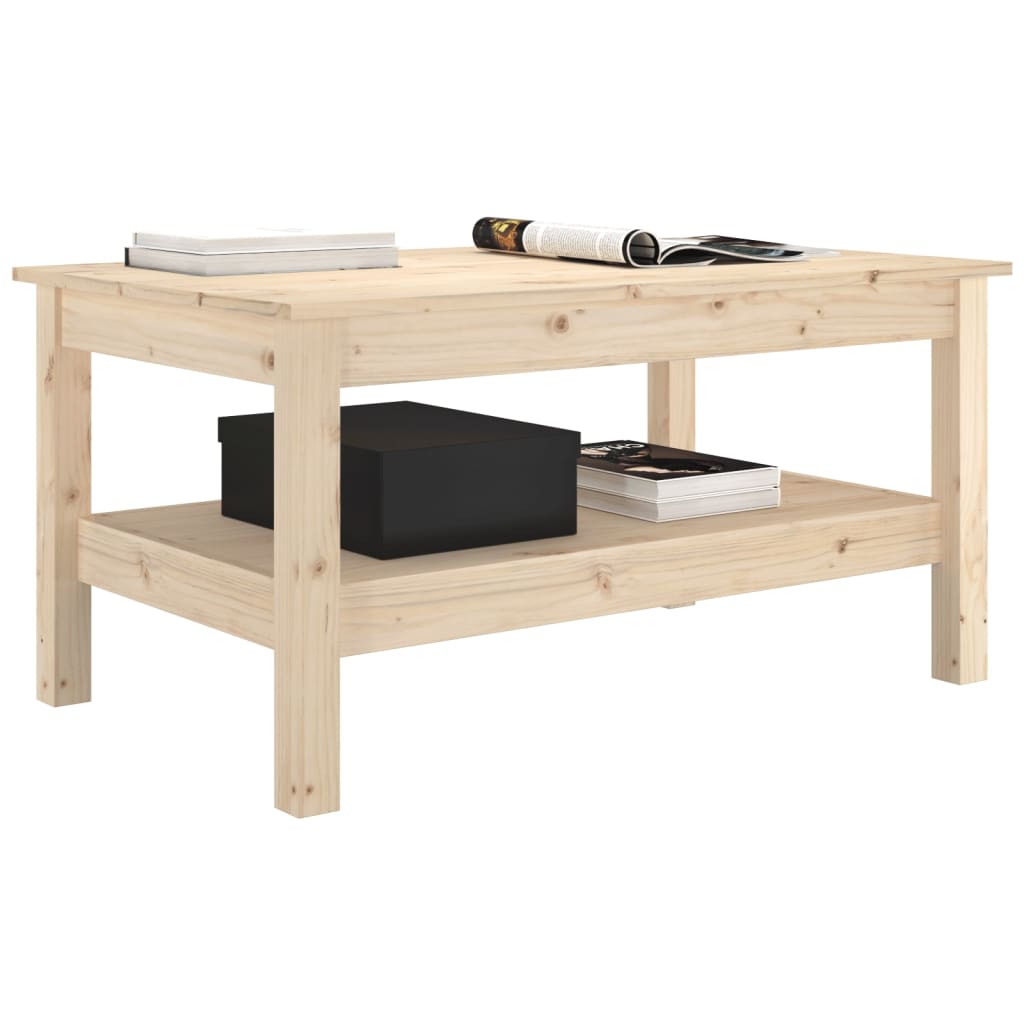 Couchtisch 45 x 45 x 40 cm Massivholz Kiefer