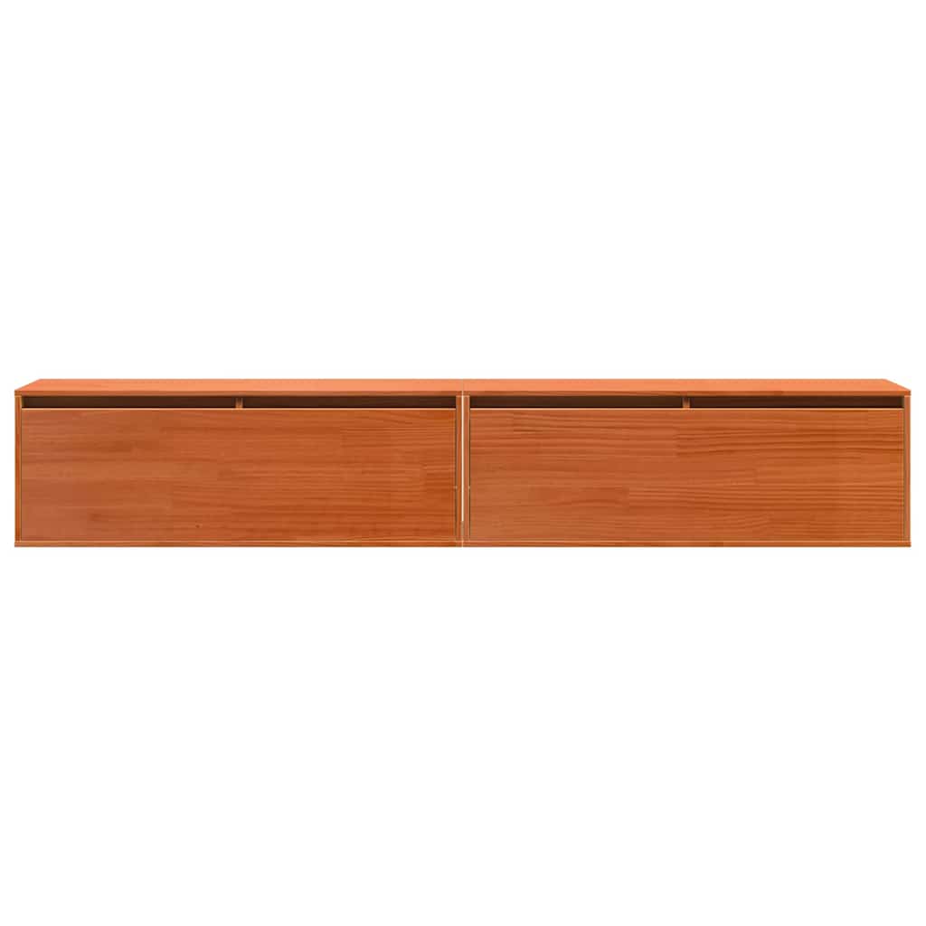 Wandschrank 100x30x35 cm Massivholz Kiefer