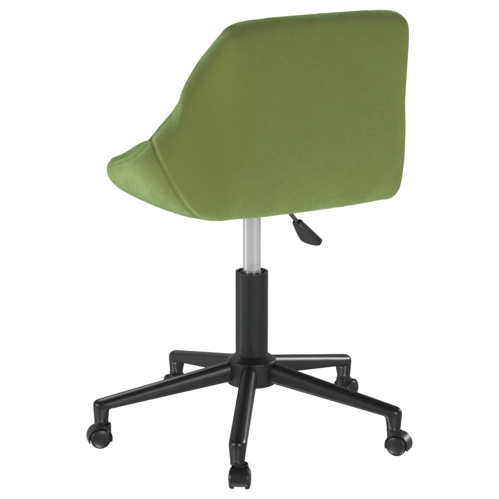 Bürostuhl Drehbar Creme Samt