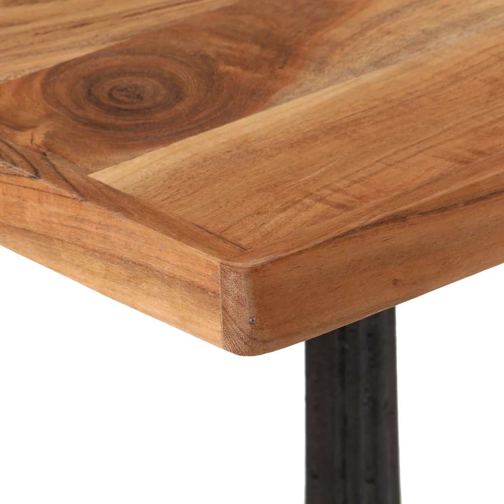 Bistrotisch 60x60x77 cm Raues Mangoholz