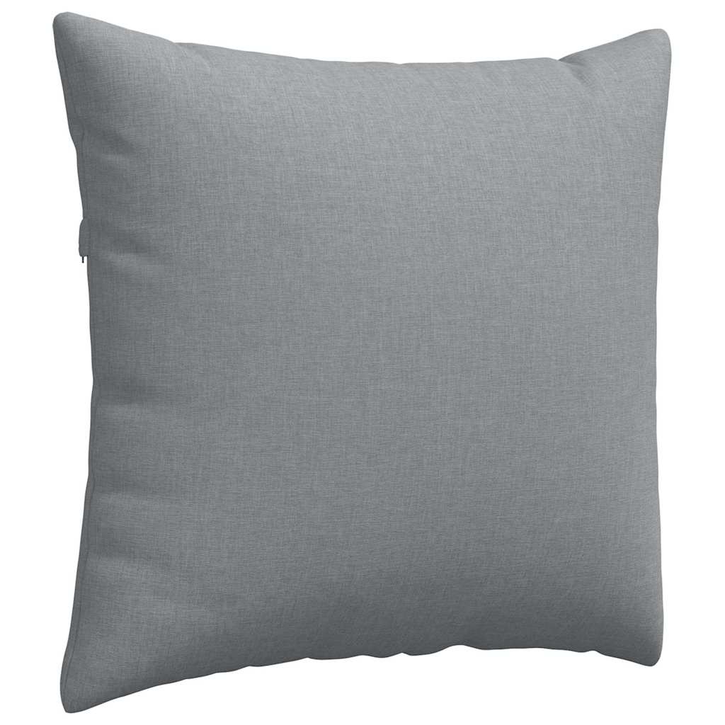 Sofakissen 2 pcs Hellgrau 50 x 30 cm Stoff