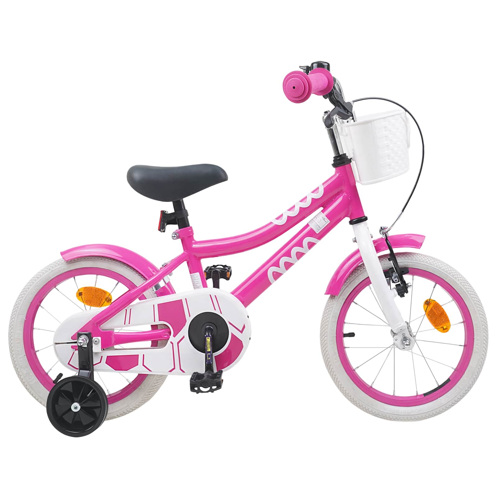 Kinderfahrrad 12 Zoll für 2-4 Jahre alt Rosa