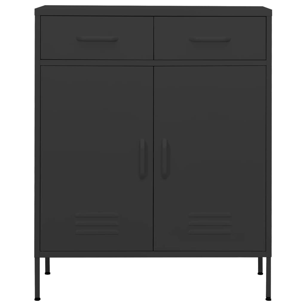 Lagerschrank Olivgrün 80x35x101,5 cm Stahl