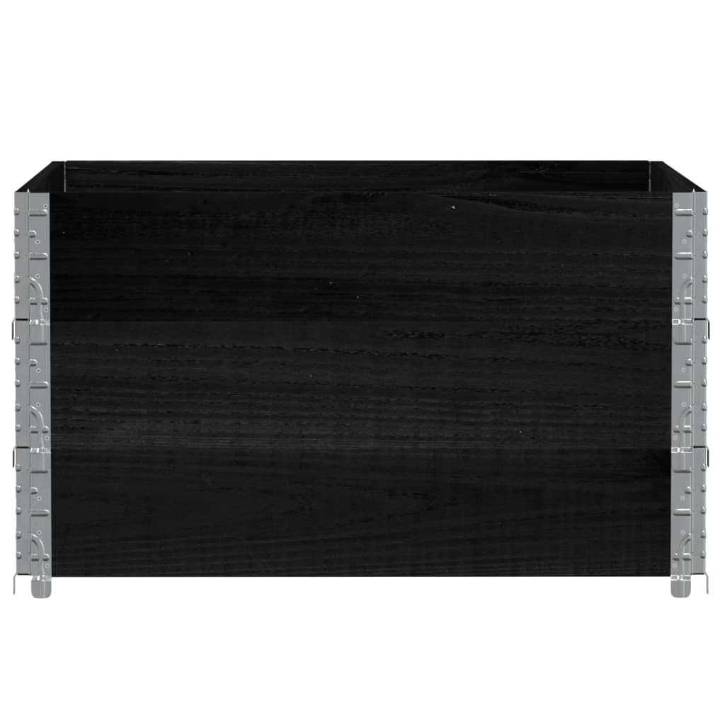 Pflanzkasten Grau 150x100 cm Massivholz Kiefer