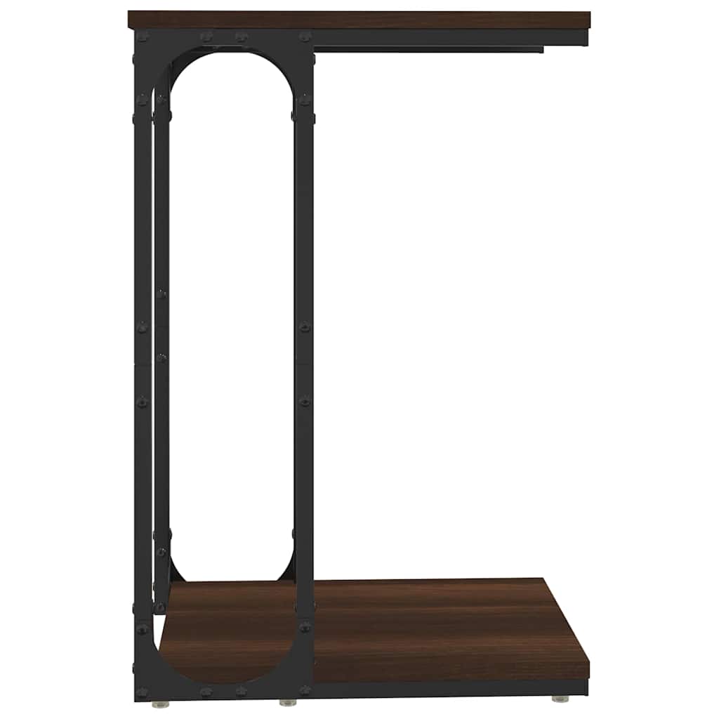 Beistelltisch Schwarz 50x35x52 cm Holzwerkstoff