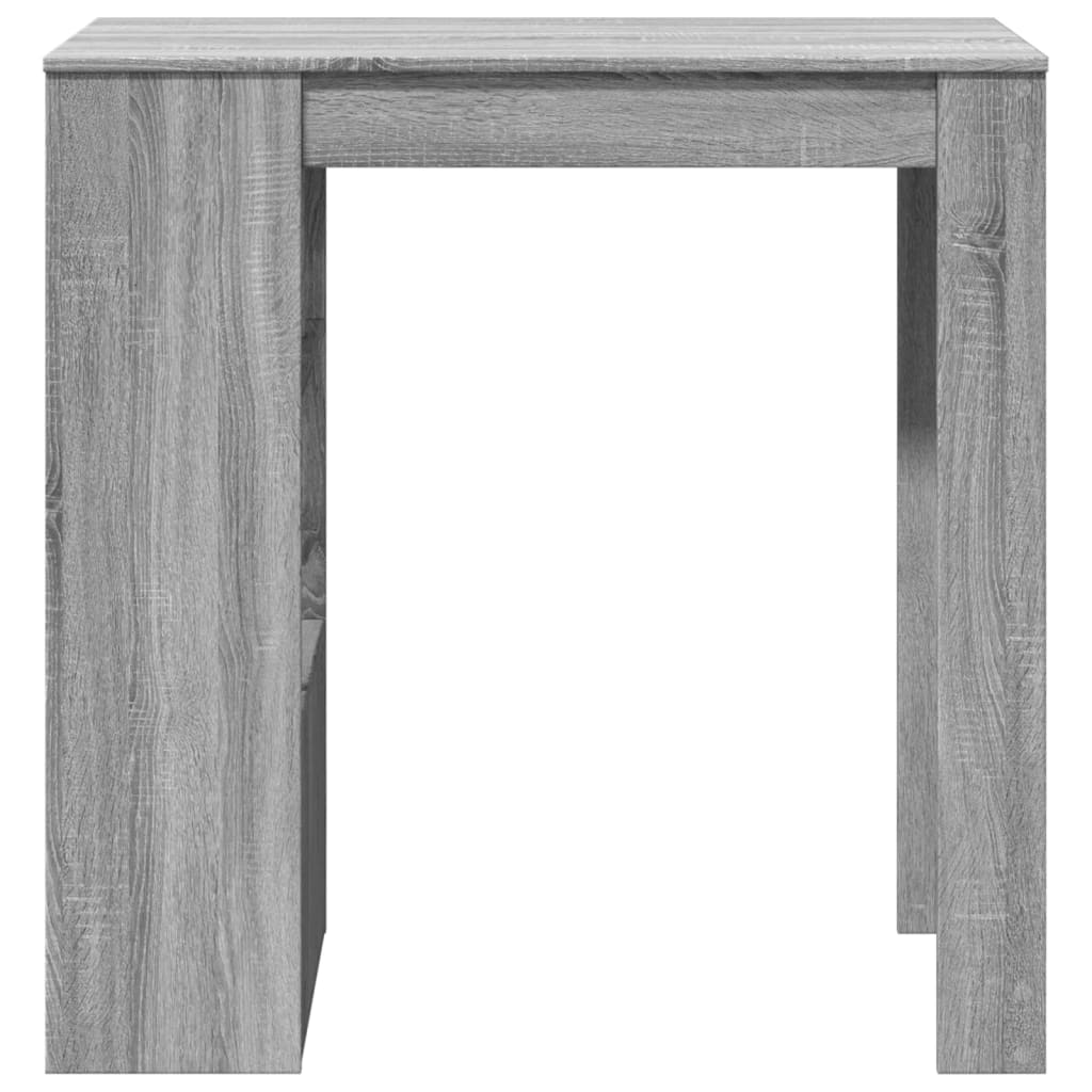 Bartisch Schwarz Eichen-Optik 102 x 50 x 103,5 cm Holzwerkstoff