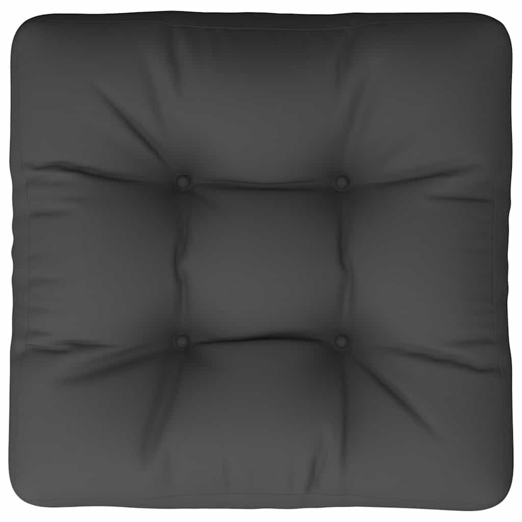 Palettenkissen Anthrazit 50x50x12 cm Stoff