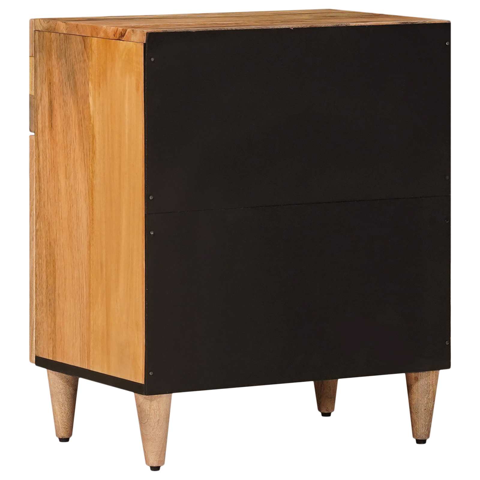 Nachttisch Braun 50 x 33 x 60 cm Massivholz Mango