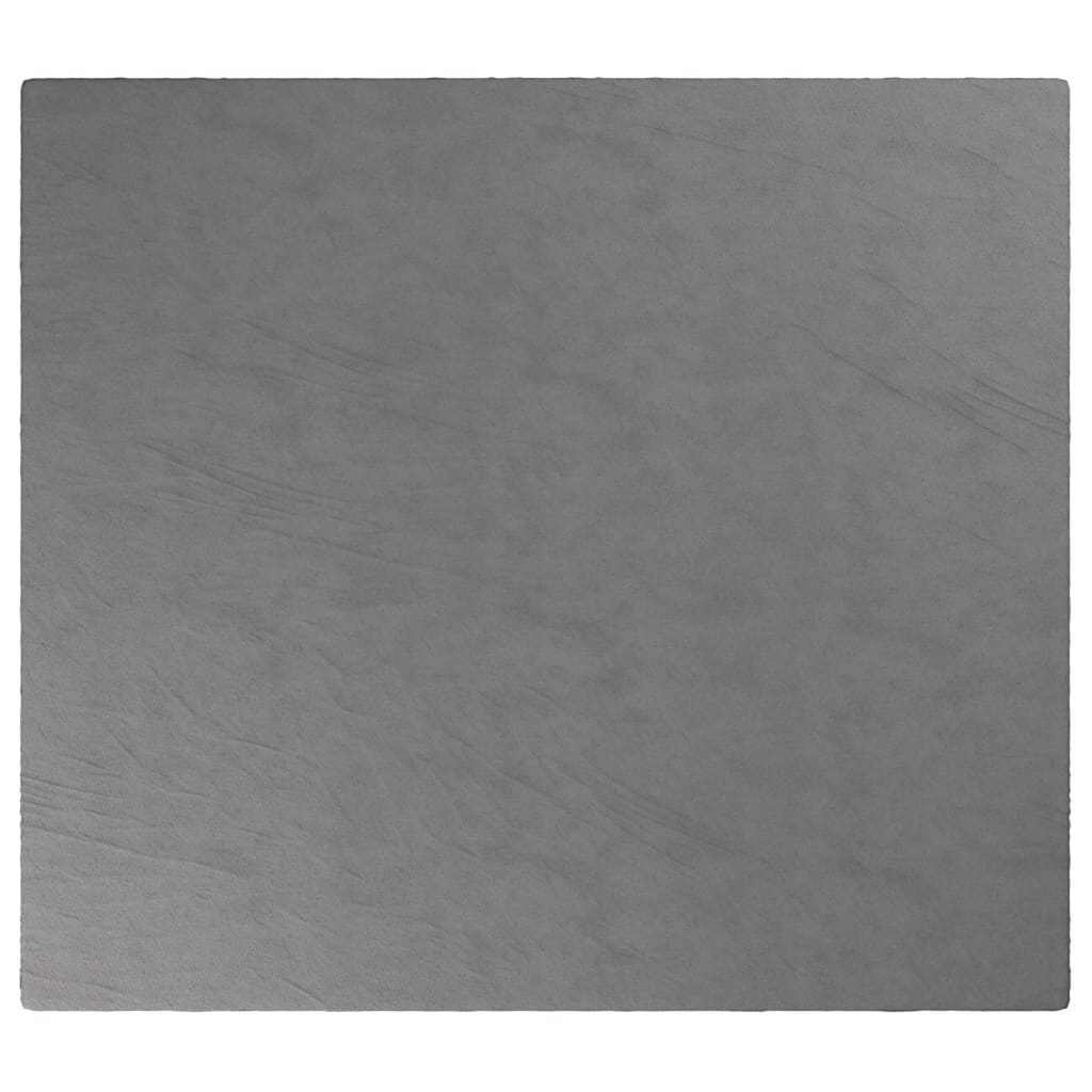 Gewichtsdecke mit Bezug Grau 122x183 cm 9 kg Stoff