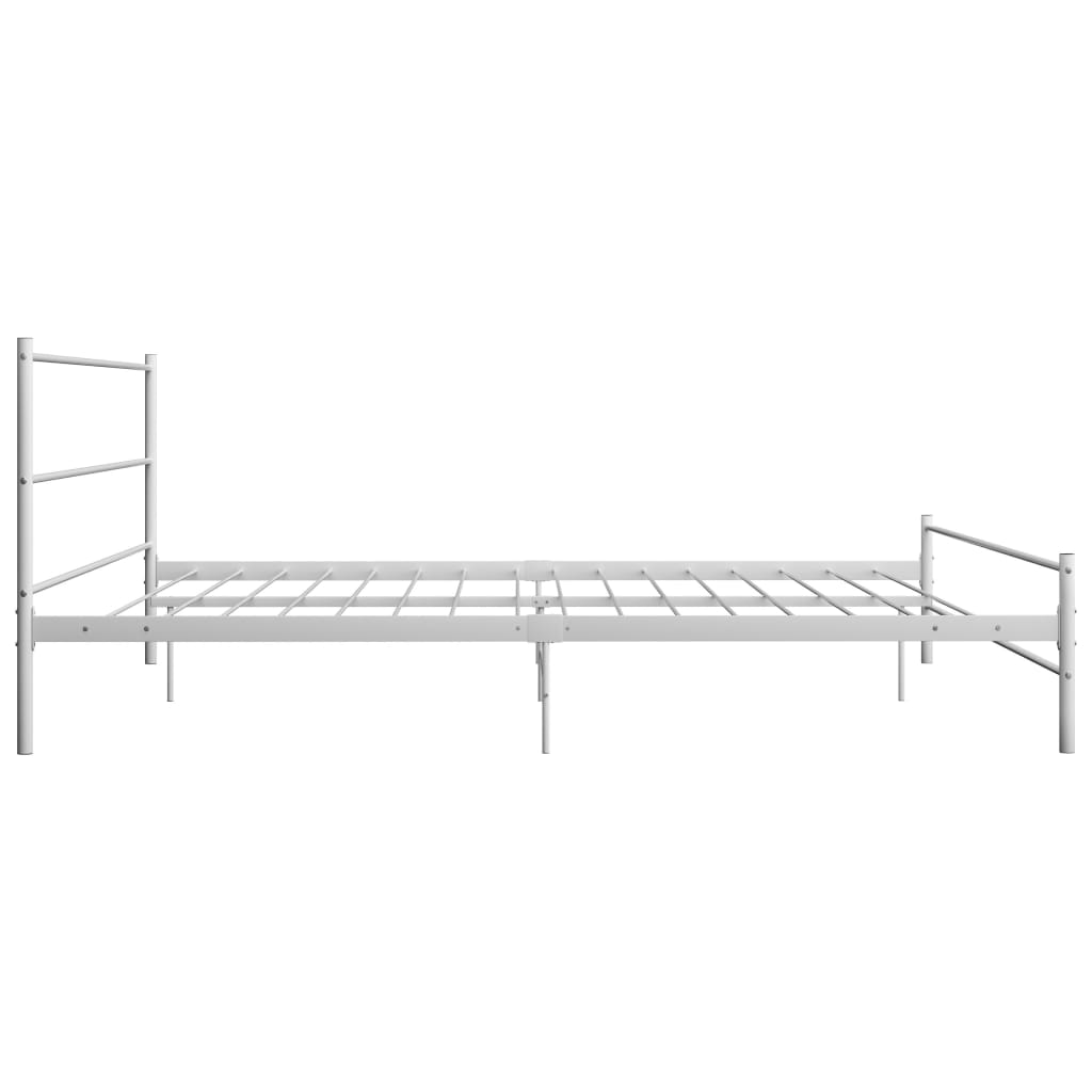 Bettgestell Grau Metall 180×200 cm