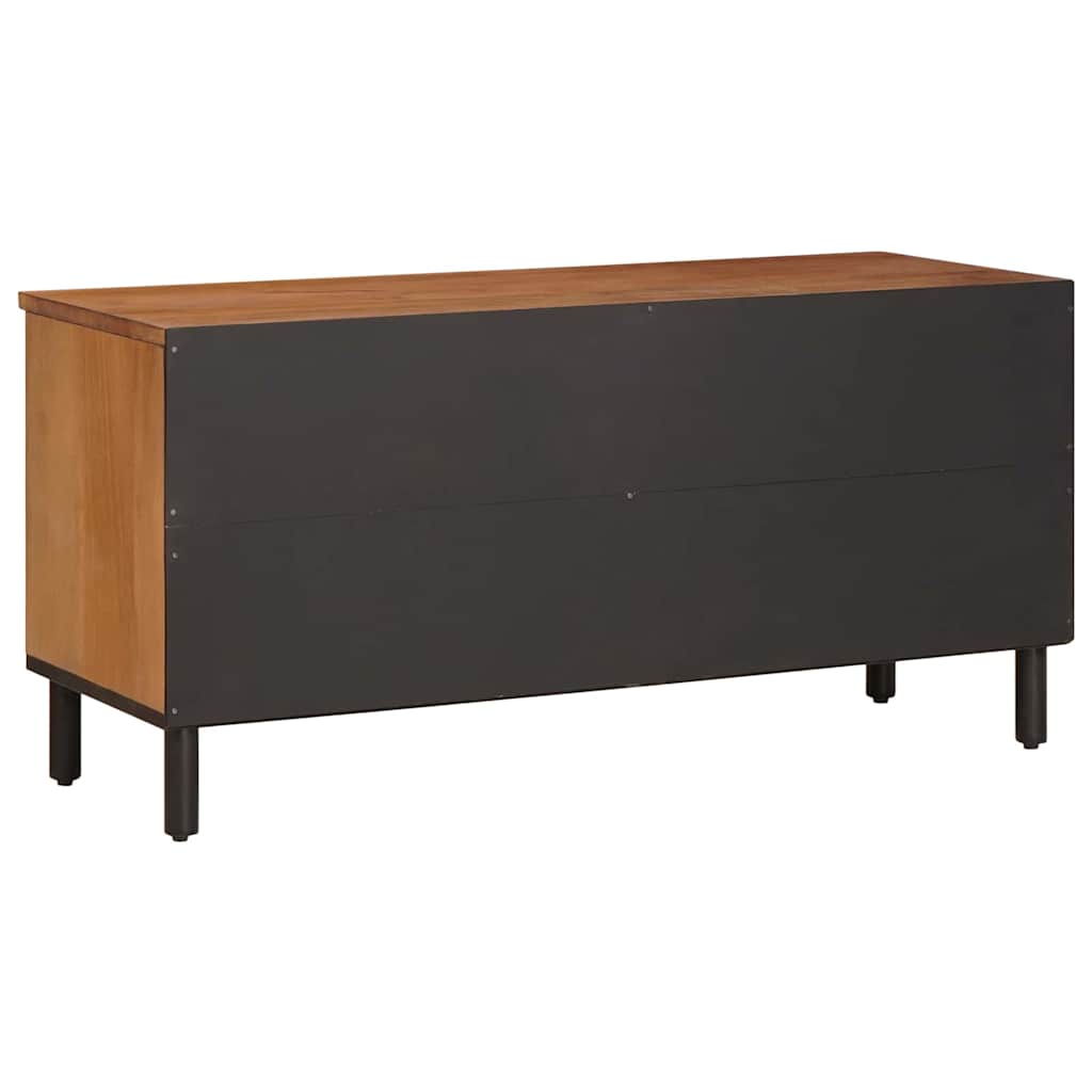 TV-Schränk Weiße gewaschene Oberfläche 100 x 33 x 46 cm