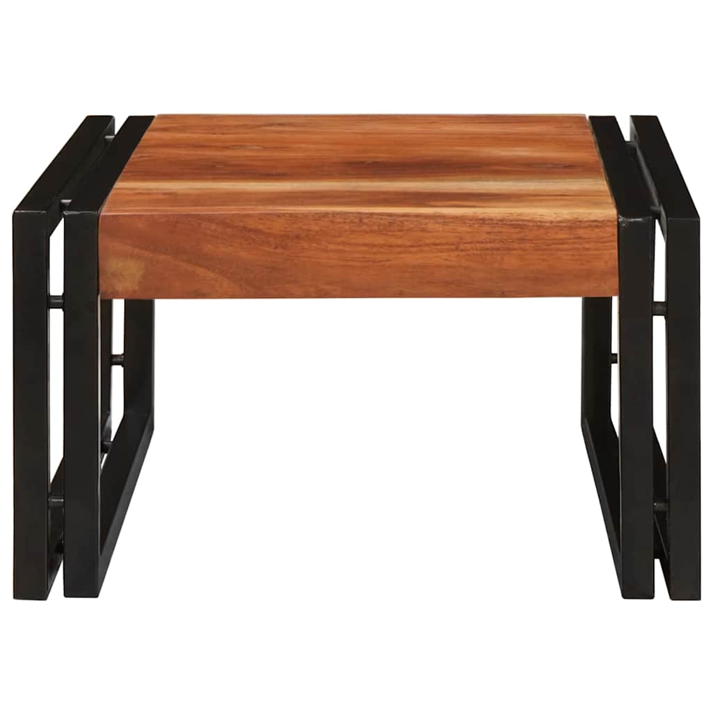 Badregal für Braun 40 x 50 x 23 cm Massives rohes Mangoholz