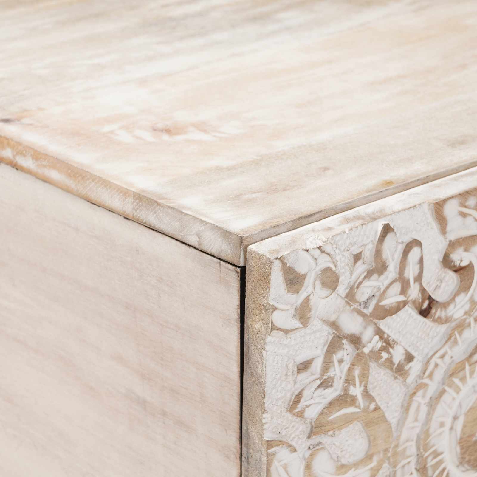 Couchtisch Braun 100 x 54 x 40 cm Massivholz Mango