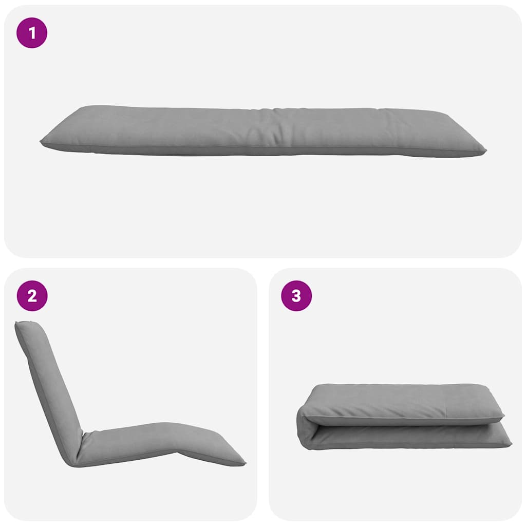 Sonnenliege Klappbar Anthrazit 175x54x8,5 cm Oxford-Gewebe