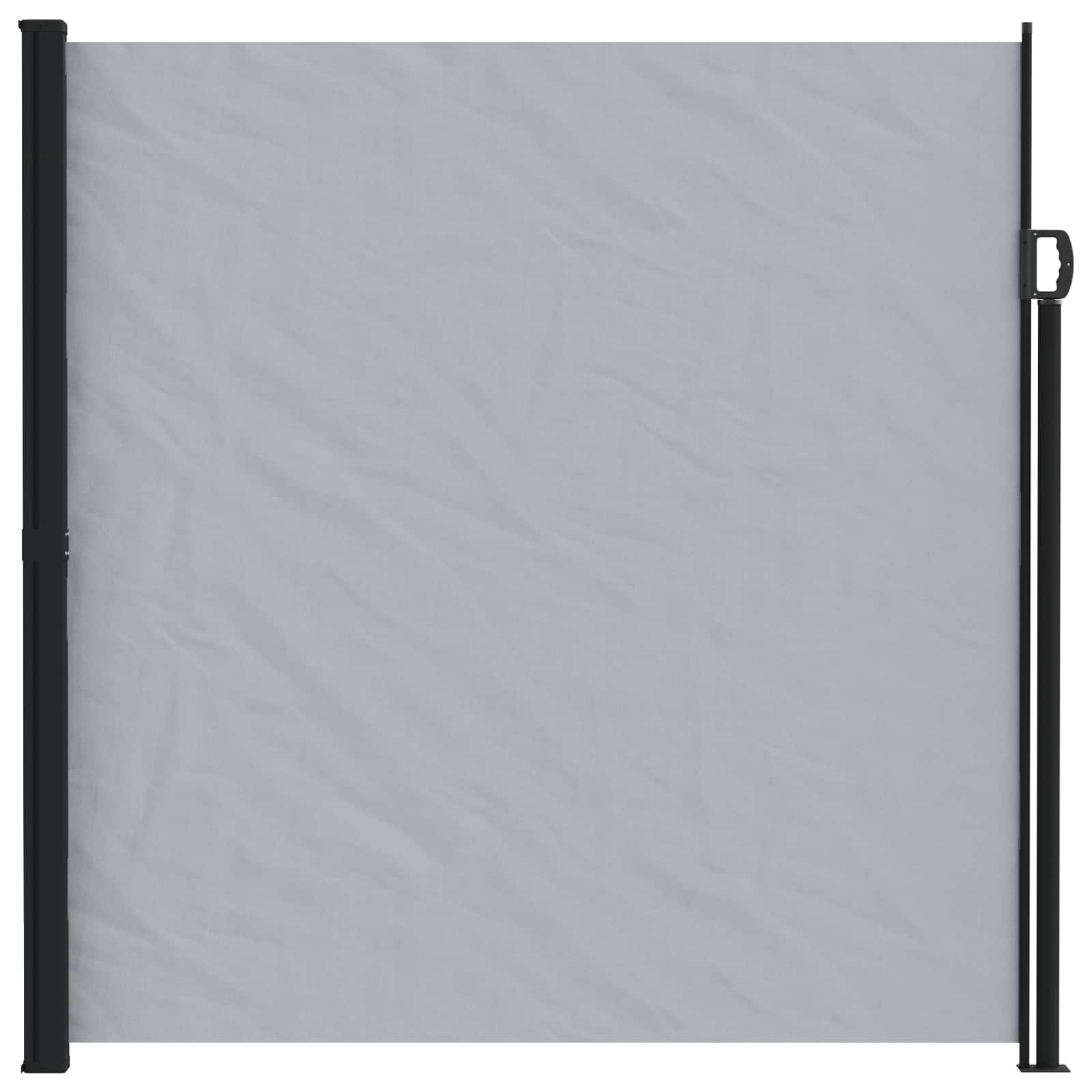 Seitenmarkise Ausziehbar Schwarz 100x300 cm
