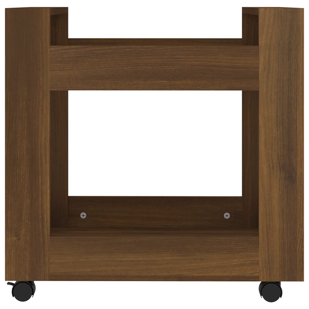 Bürowagen Weiß 60x45x60 cm Holzwerkstoff