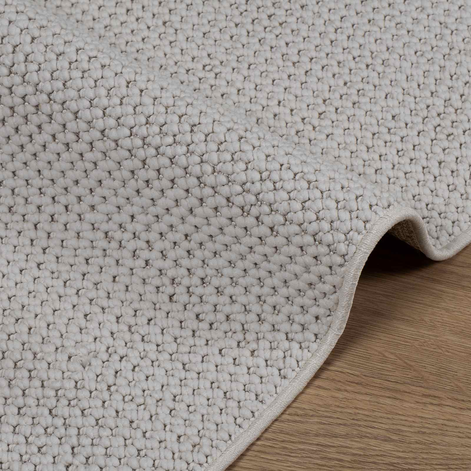 Bereichsteppiche Rechtwinklig LUGO Creme 150 x 80 cm Polyester