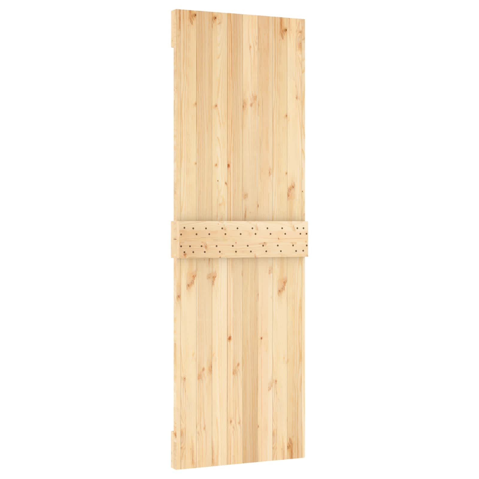 Tür NARVIK Natur 80 x 210 cm Massivkiefer