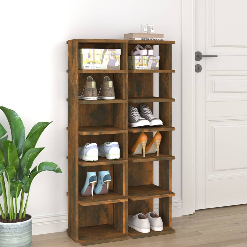 Schuhschrank Weiß 27,5x27x102 cm Holzwerkstoff