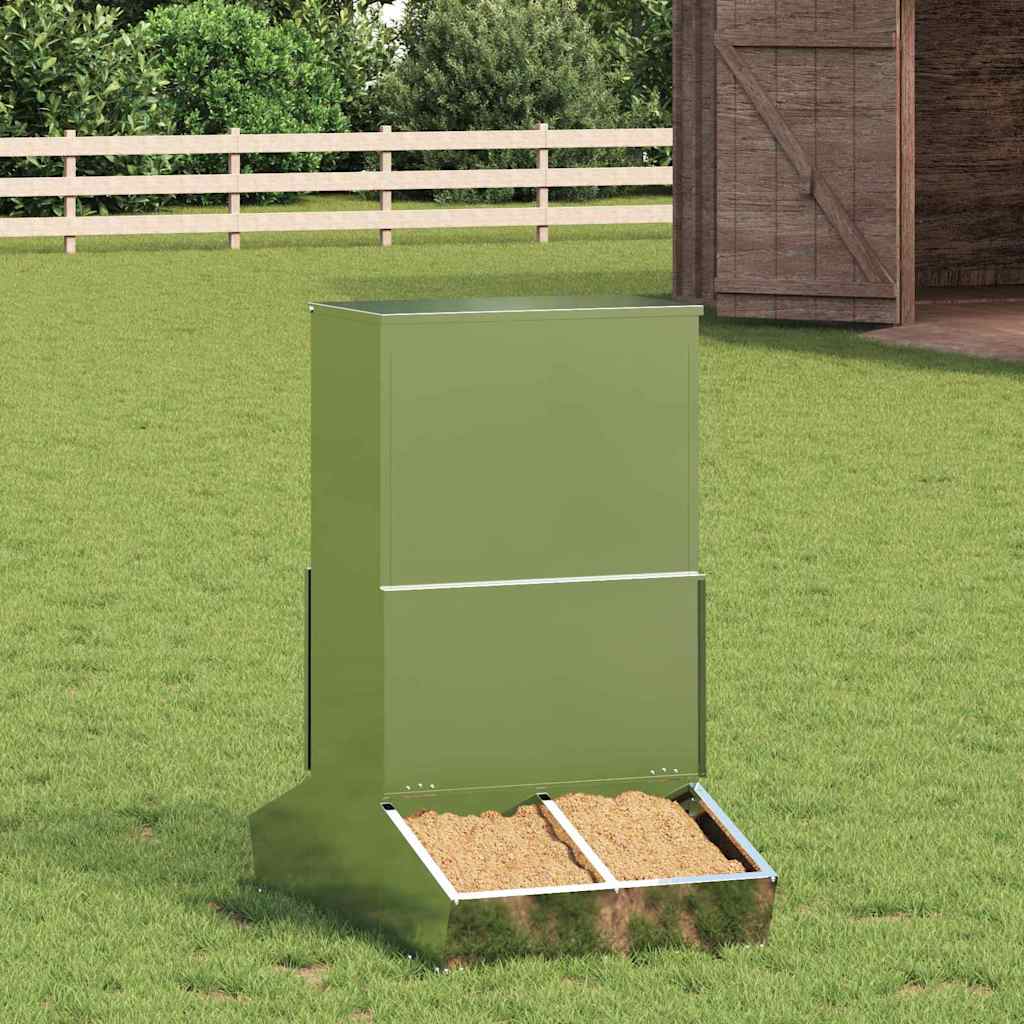 Schweinfutterspender Schwarz 55 x 38 x 76 cm