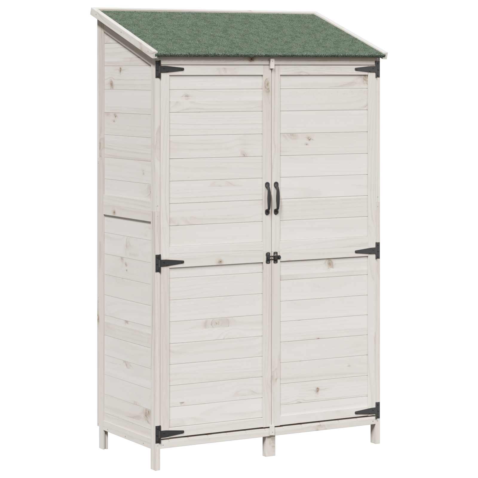 Gartenschuppen Natur 59 x 56 x 113,5 cm Massivholz aus Fichte