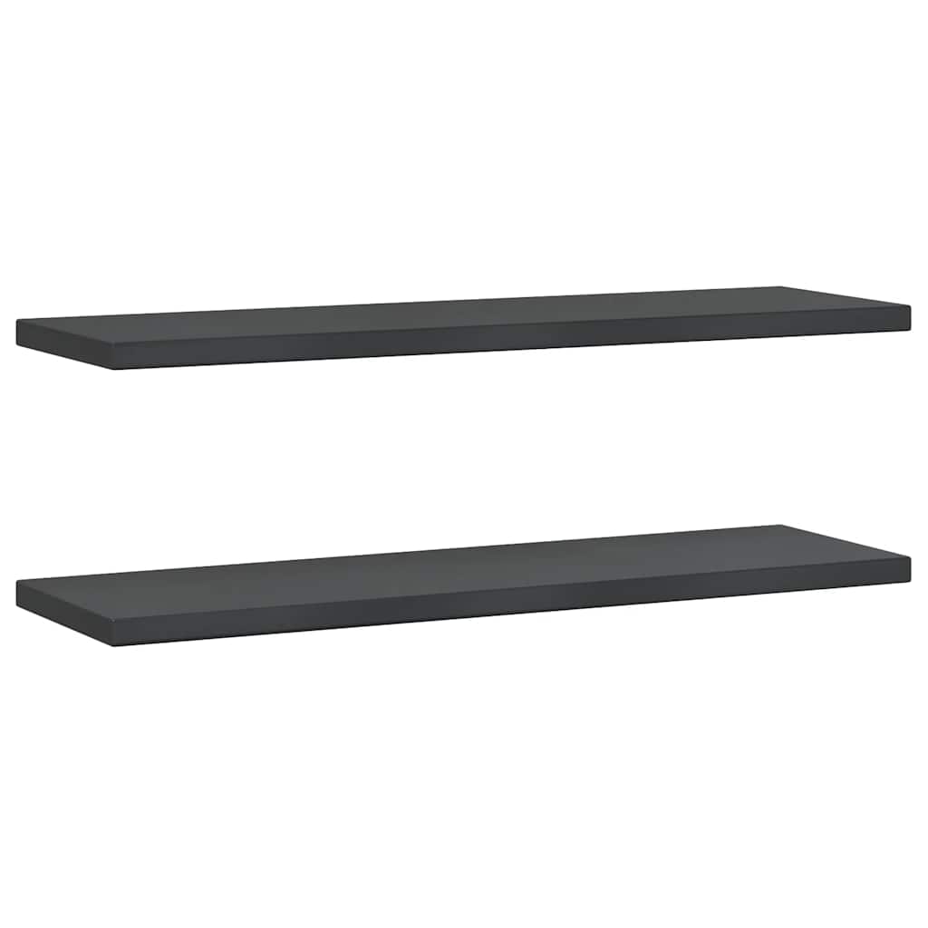 Wandregale 2 Stk. 100x40 cm Silbern Edelstahl
