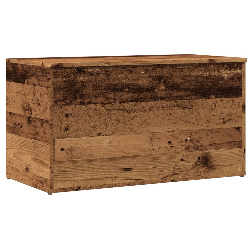Aufbewahrungstruhe Weiß 84x42x46 cm Holzwerkstoff