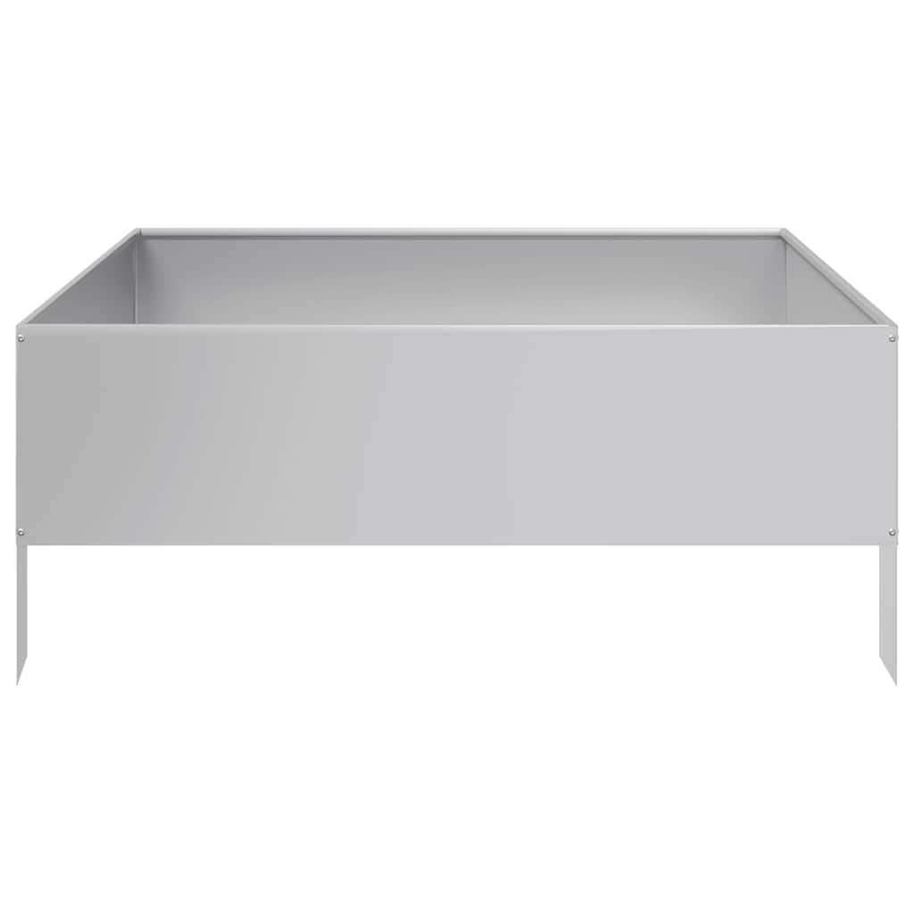 Hochbeet 100x100x18,5 cm Cortenstahl