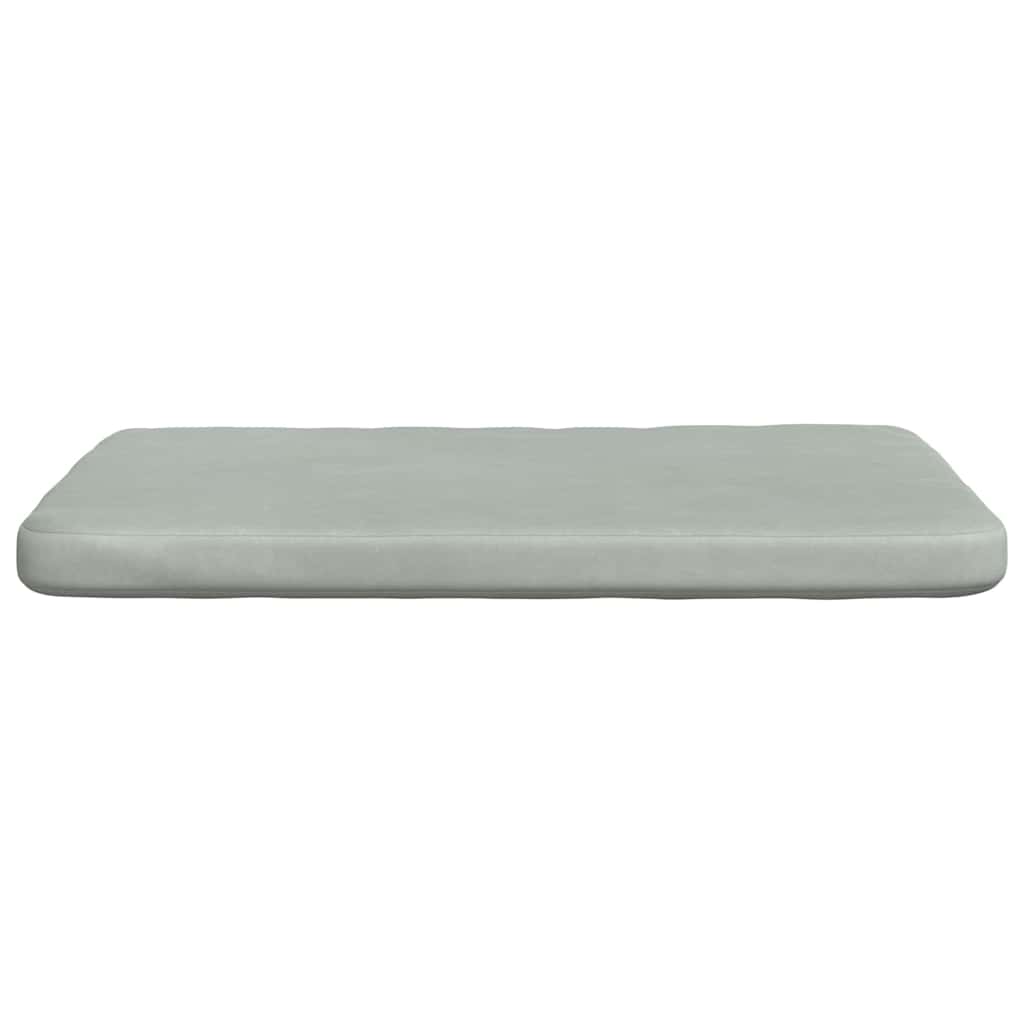 Sitzkissen 4 pcs Blau 40 x 40 x 3 cm Samt