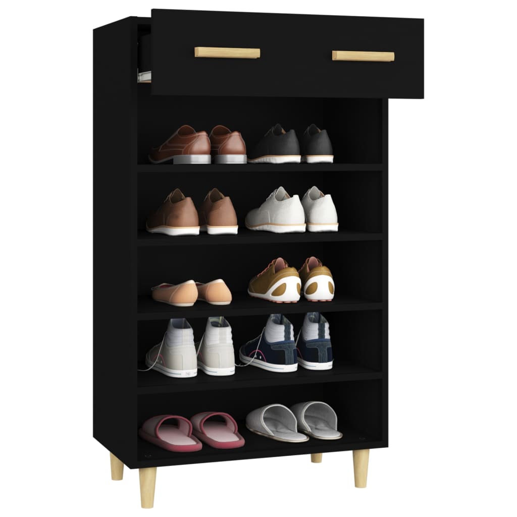 Schuhschrank mit Regal Altholz 60 x 35 x 105 cm Holzwerkstoff