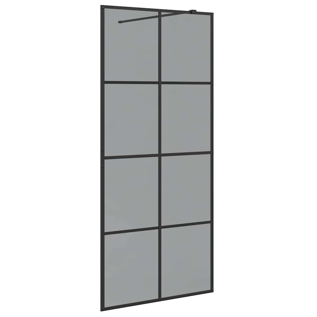Duschwand für Begehbare Dusche mit Klarem ESG Glas 80x195 cm