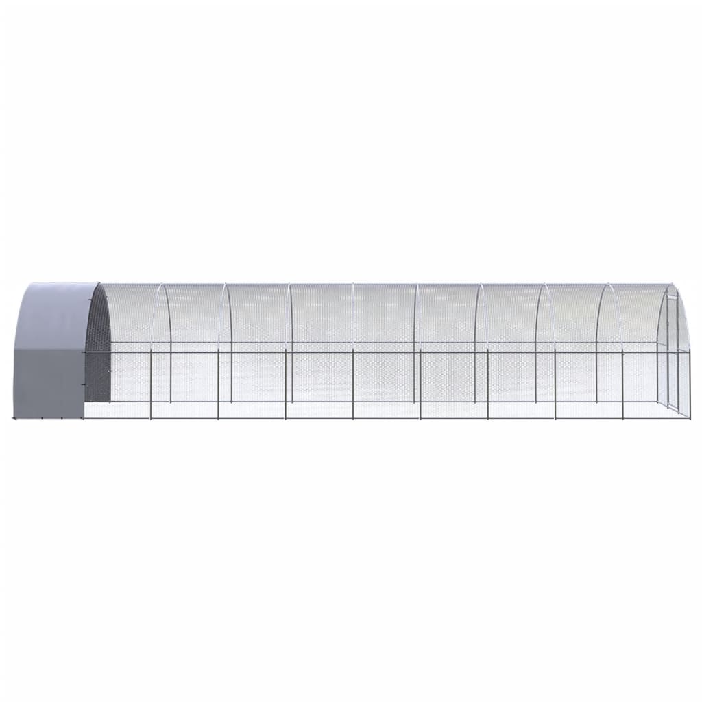 Outdoor-Hühnerstall 3x2x2 m Verzinkter Stahl