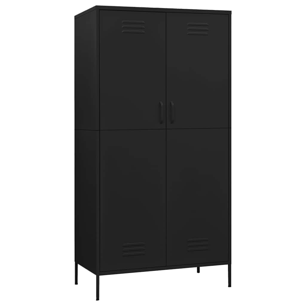 Kleiderschrank Olivgrün 90x50x180 cm Stahl