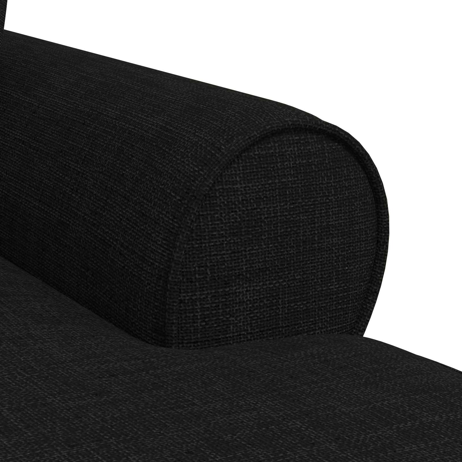 Chaise Lounge mit Rock mit Kissen 3 pcs Hellgrau Stoff