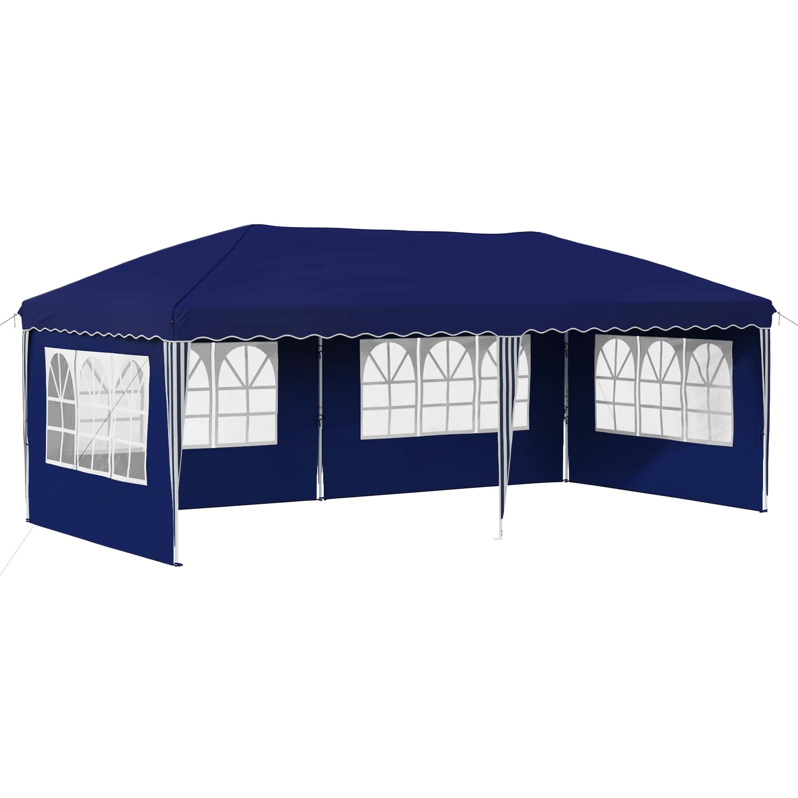 Pop-up Partyzelt 575 x 290 x 245 cm Creme