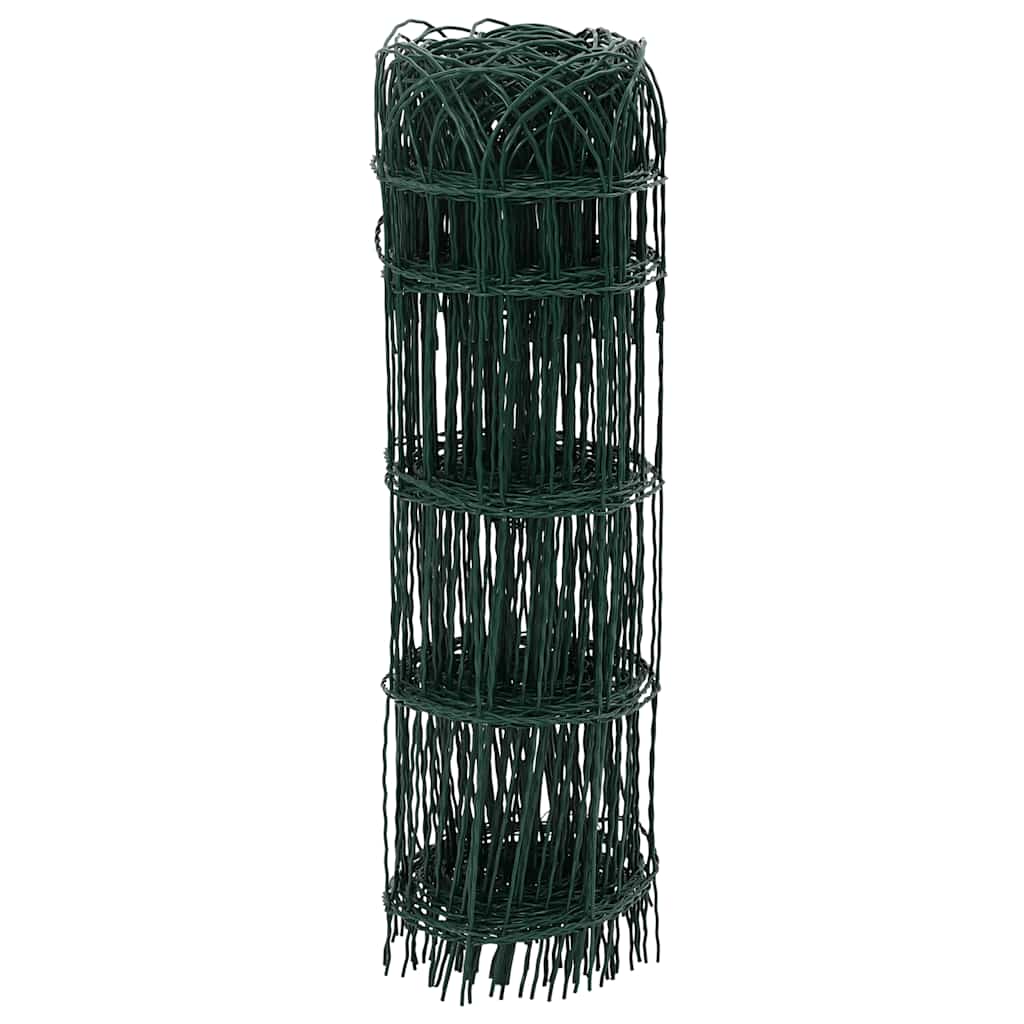 Beetzaun Pulverbeschichtetes Eisen 10x0,4 m
