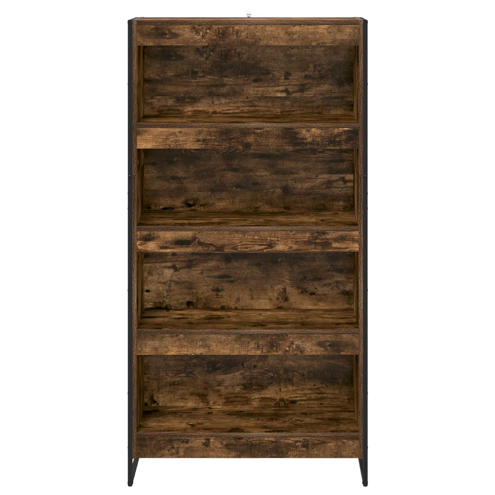 Bücherregal 2 pcs Schwarz Eichen-Optik 60 x 30 x 189,5 cm
