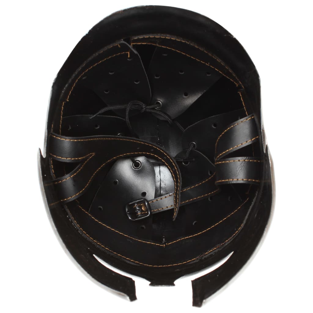 Preußische Pickelhaube Antik Replik für LARP Schwarz Stahl