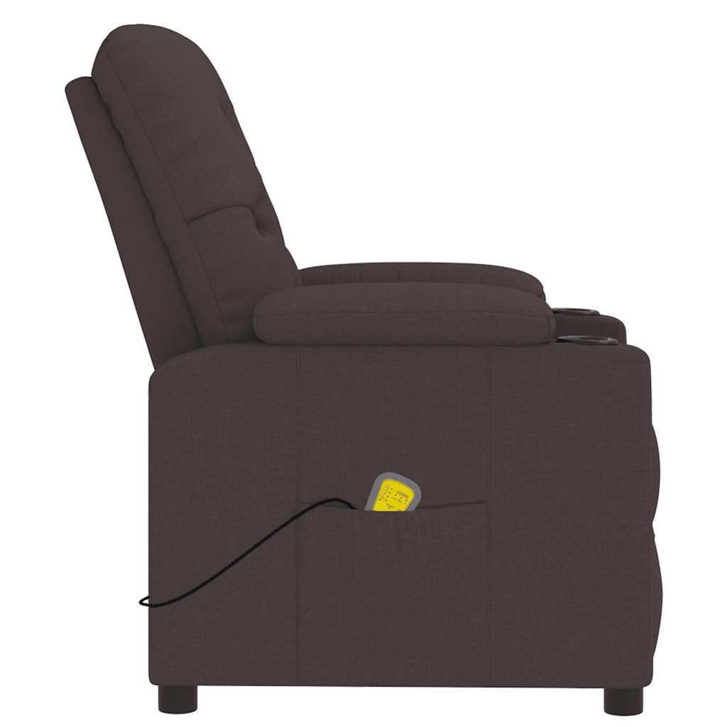 Massagesessel Schwarz Stoff