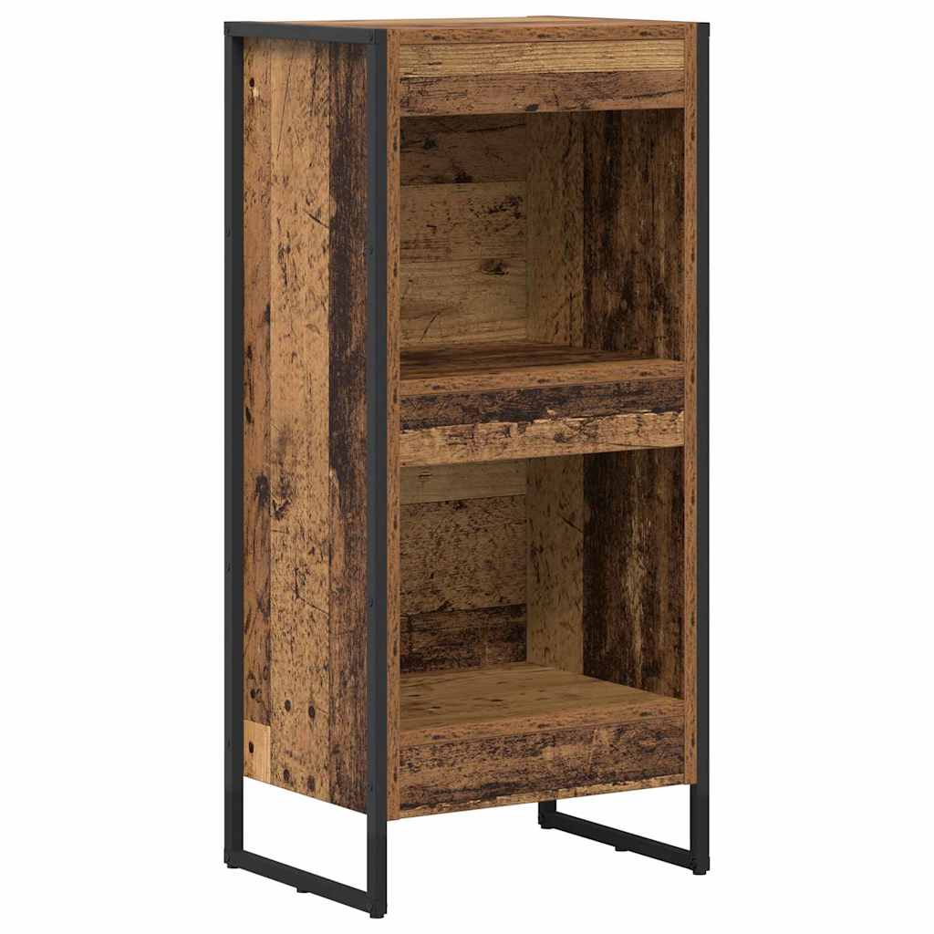 Bücherregal 2 pcs Schwarz Eichen-Optik 60 x 30 x 189,5 cm