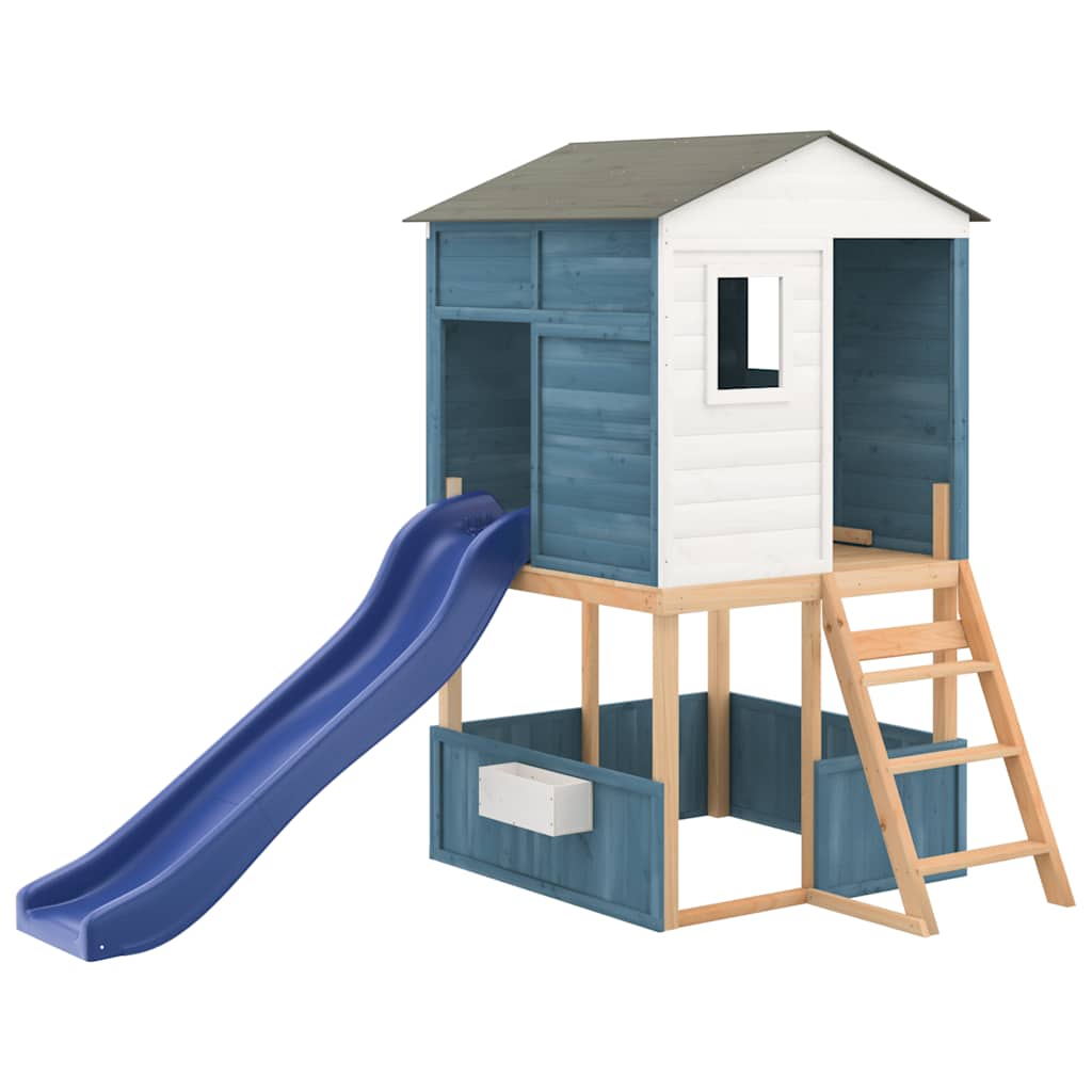 Spielturm Massivholz Tanne